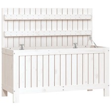 Gartentruhe Weiß 108x42,5x54