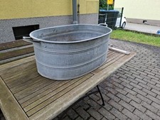 TOP ++ + ZINKWANNE   BAUERNHOF PLANZGEFÄß GARTENTEICH HUNDEBADEWANNE KRÄUTER +++