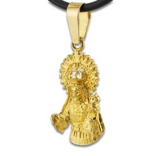 Jungfrau Maria Gold Anhänger 750 18 Kt Gelbgold Jesus Baby Glaube Wert 680,-