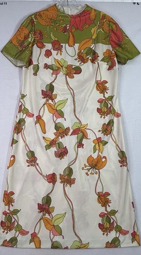 Vtg 60s 70s mod flower - 70s,