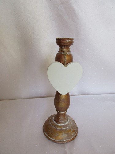 Holz kerzenhalter gold - holz,