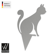 Katze 27cm Gartenstecker