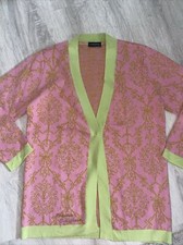 SCHIFFHAUER MUNICH Cardigan Jacke Cardigan Knöpfe Pulli Dame42 Animal