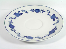 Untertasse Zwiebelmuster  WELLCO DESIGN   Porzellan  blau    Worldw shipm 9,50