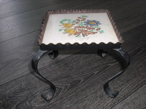 Uralter vintage blumenhocker - vintage,