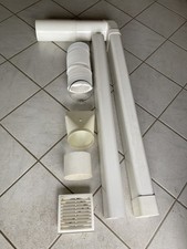 Küchenabluft System 125 - Flachkanal incl Muffe Lüftungsset kpl. Neu alles incl.