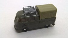 Brekina Volkswagen VW T1 Doka Plane grau Bundespost Fernmeldedienst Bautrupp (30