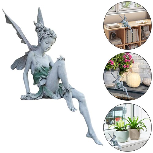 Resin sitzende feenstatue mit - feenstatue,