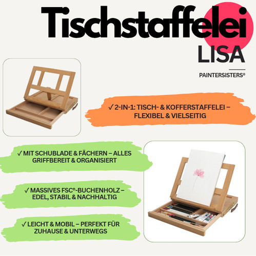 Tischstaffelei lisa - lisa,