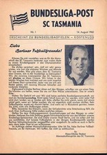 Fussball-Programmheft  65/66   Liga   Tasmania 1900 Berlin - Karlsruher SC