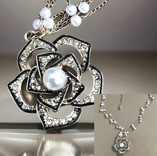 3 reihige Luxus Halskette mit