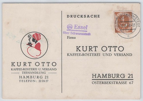 Bund landpoststempel 20a essel - bund,