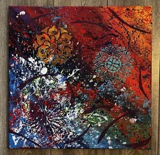 Acrylmalerei 50x50cm Kunst auf