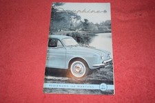 Betriebsanleitung Bedienungsanleitung Renault Dauphine 09/1959 sehr gut