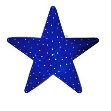 Ikea Nachtlicht Wandleuchte blau Stern Smila Stjarna Kinderzimmer Raum Birne