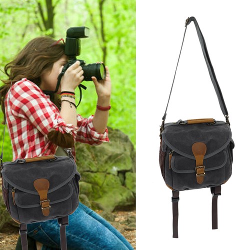 Canvas camera shoulder bags - canvas,