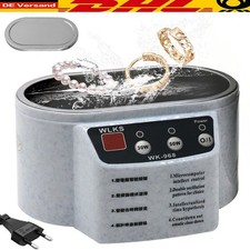 Ultraschall Reinigungsgerät Digital 800ml für Brillen Schmuck Uhren Zahnersatz