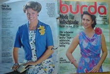 BURDA Mode VOLLSCHLANKE 80 Sommer E 497 80er J Vintage KULTIG Modezeitschrift ++