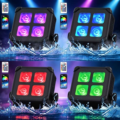 4skt 100w akku led par - led,
