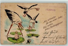 39294612 - Babys Neujahr Storch