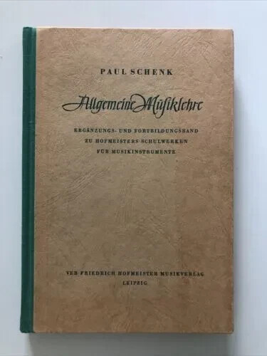Allgemeine musiklehre schenk - allgemeine,