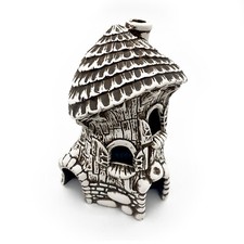 Deko Aquarium Burg Ruine 19x13x20cm (LxBxH) Terrarium Höhle Versteck Dekoration