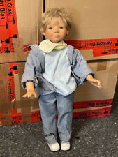 Gabriele Müller Porzellan Puppe 62 cm. Top Zustand.