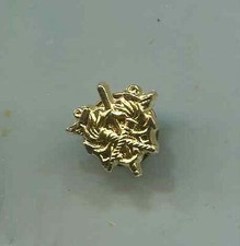 Feuerwehr  Pin golden 1Stück