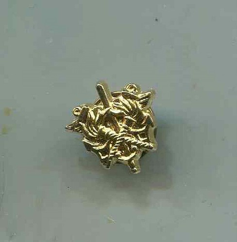 Feuerwehr pin golden - feuerwehr, 1stück
