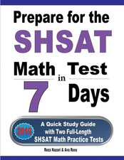 Prepare for the SHSAT Math