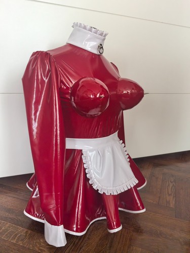 Lack datex latex pvc maid - latex,