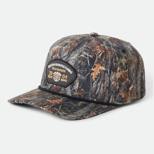 BRIXTON DIVISION MP SNAPBACK CAP TREE CAMO