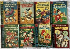 Lot Of 8 Dell Giant Comics