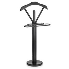 Herrendiener aus Metall und MDF stummer Diener mit Ablage Kleiderbügel