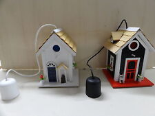 Vogelhaus Leuchte Lampe  LED Holz rustikal   !! Neuheit !! bird house lamp