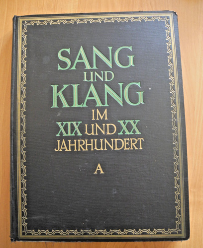 Sang und klang xix - xix,