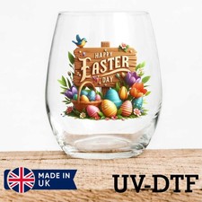 Holz Ostern Schild 8 Stück UV