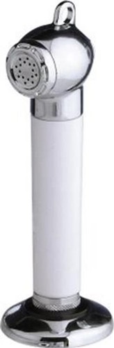 Heckdusche weiß mit - , 2m