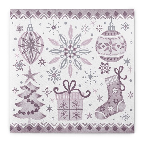 Serviette jolina pflaume - serviette,