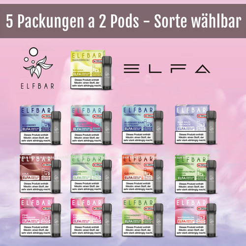 Elfbar elfa pods 20mg - 5x,