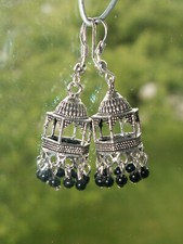 OHRRINGE  /  versilbert  / indisch /orientalisch   NEU!