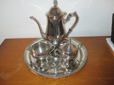 Kaffeekern 4 TLG Versilbert