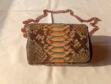 a cuckoo moment, kleine Phytonleder Handtasche