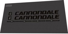 CANNONDALE Badboy (2009) Frame Decal Sticker Set