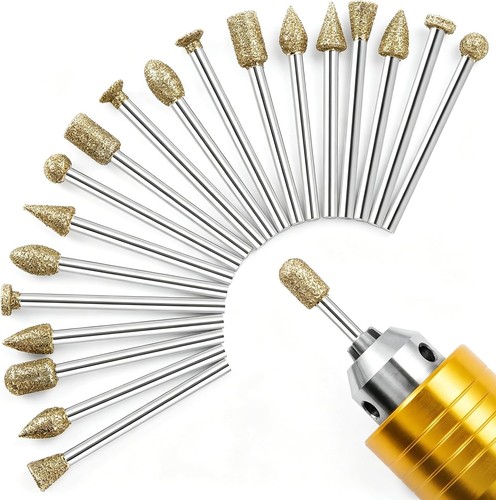 Diamant schleifstifte set - schleifstifte, 20