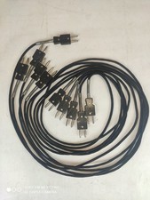 Zum Basteln, 5 Stück ,uralte Telefon Mess-schnüre, Textiel umsponnen, gut erh.