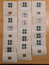 Deutsches Reich Blocks viel Hitler Olympia Sammlung Briefmarken Konvolut
