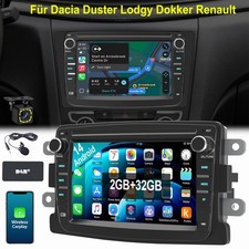 DAB+ Für Dacia Duster Lodgy Dokker Renault KAM Autoradio Android 14 GPS Carplay