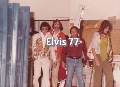 Elvis photo 1977 backstage - photo,