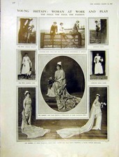 Original alter antiker Druck junge Arbeit Spielfeld Mode Ägypten Rekrut 1914